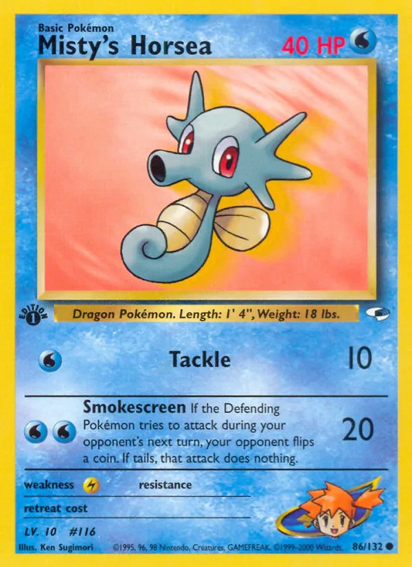 Misty's Horsea #86/132
