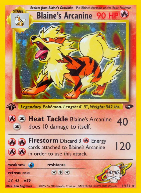 Blaine's Arcanine #1/132