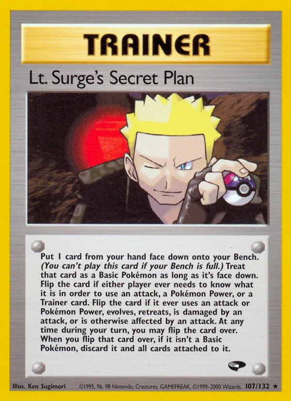Lt. Surge's Secret Plan #107/132