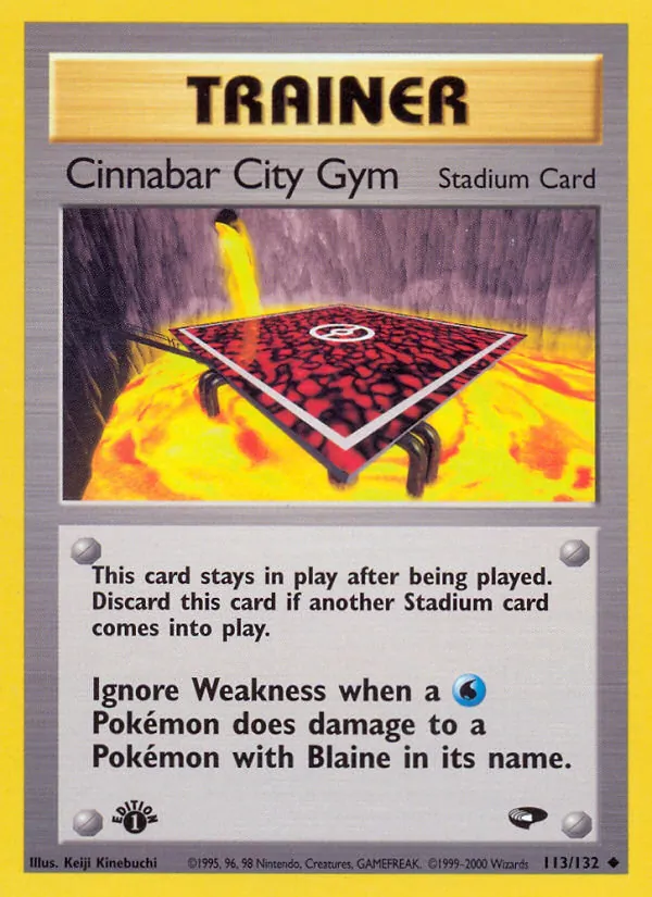Cinnabar City Gym #113/132