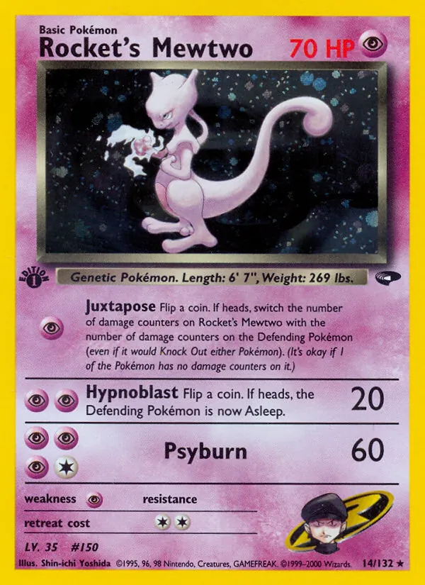 Rocket's Mewtwo #14/132