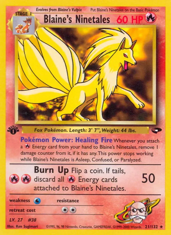 Blaine's Ninetales #21/132