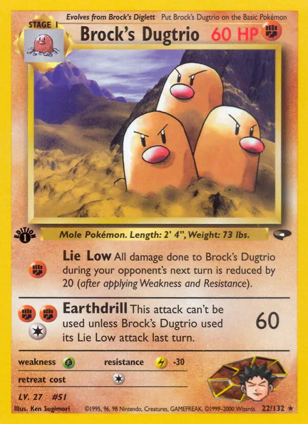 Brock's Dugtrio #22/132