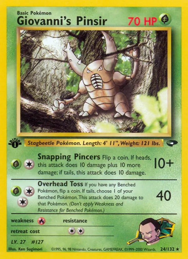 Giovanni's Pinsir #24/132