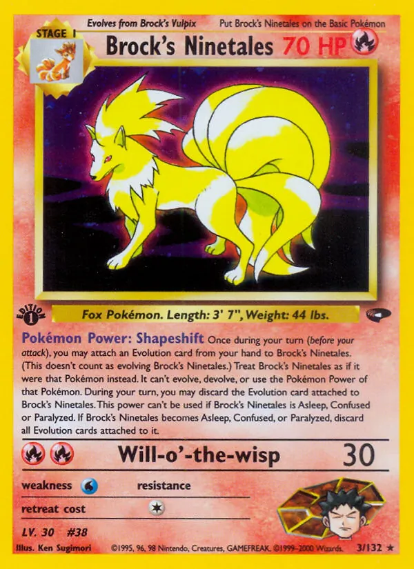 Brock's Ninetales #3/132