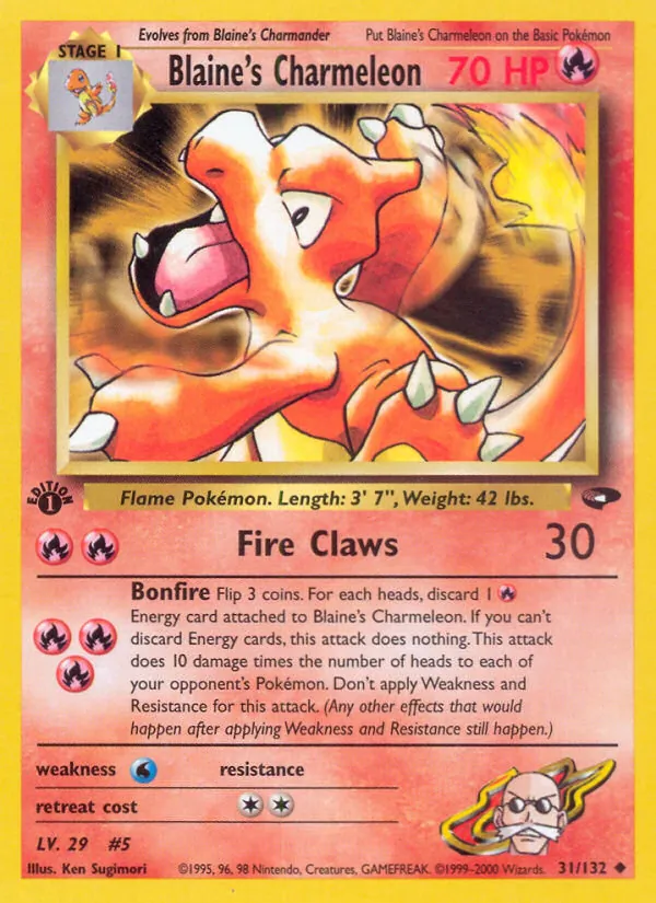 Blaine's Charmeleon #31/132