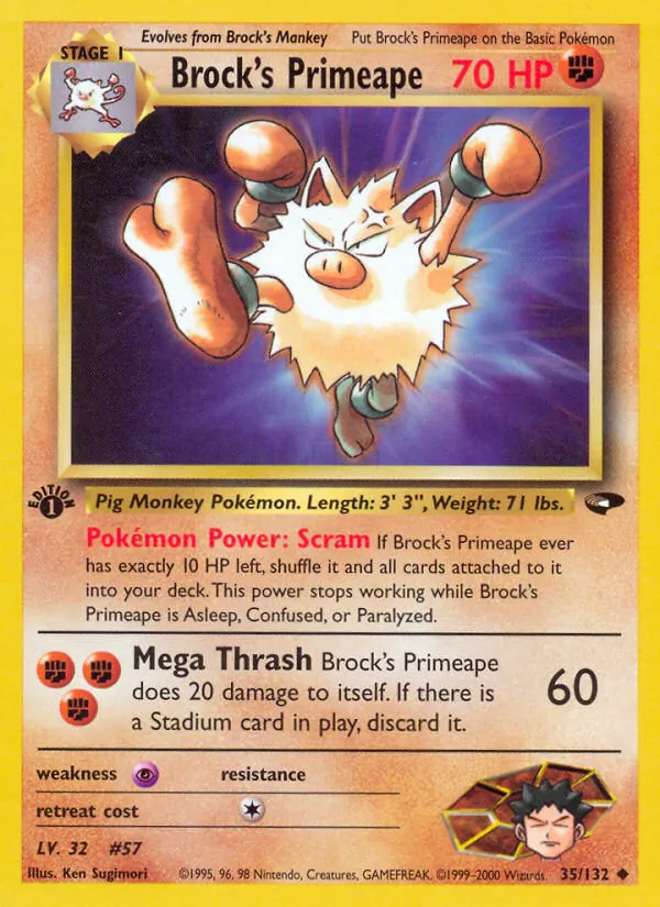 Brock's Primeape #35/132