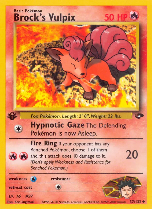 Brock's Vulpix #37/132