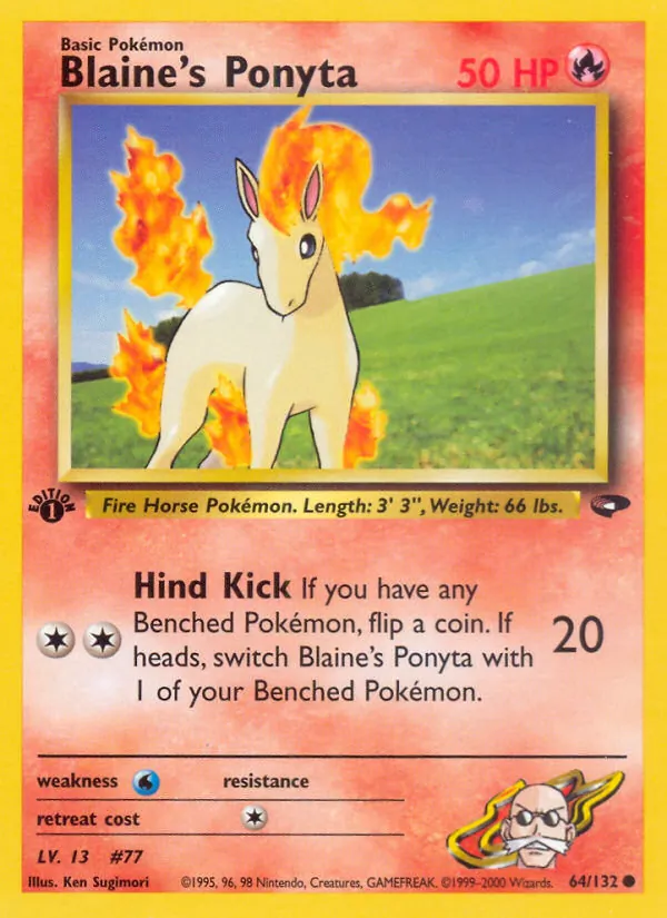 Blaine's Ponyta #64/132