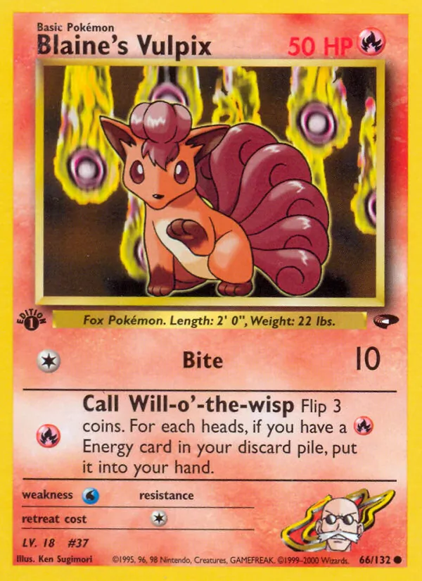 Blaine's Vulpix #66/132