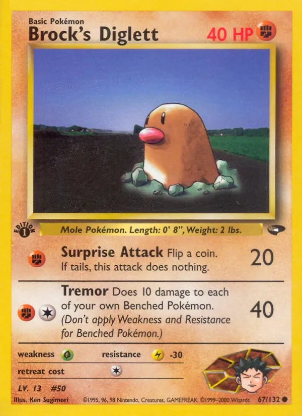 Brock's Diglett #67/132