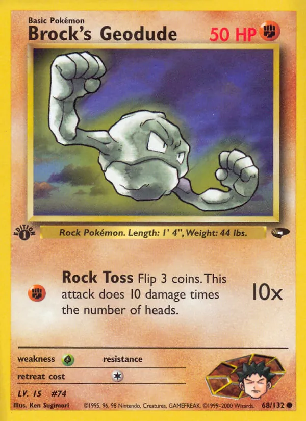 Brock's Geodude #68/132