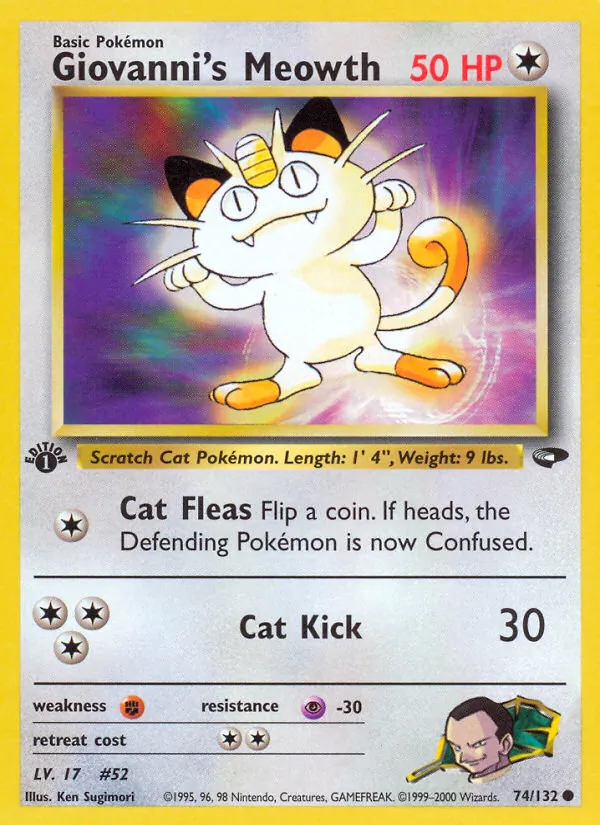 Giovanni's Meowth #74/132