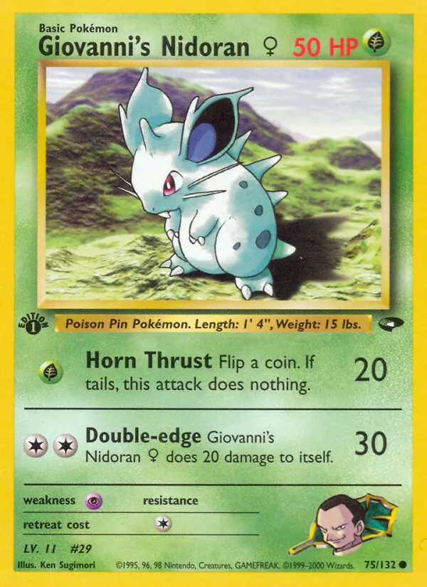 Giovanni's Nidoran ♀ #75/132