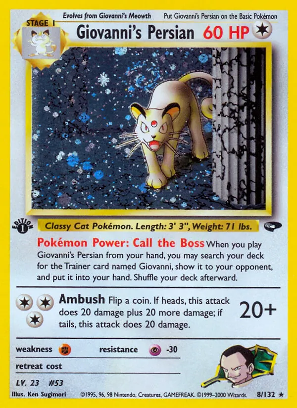 Giovanni's Persian #8/132