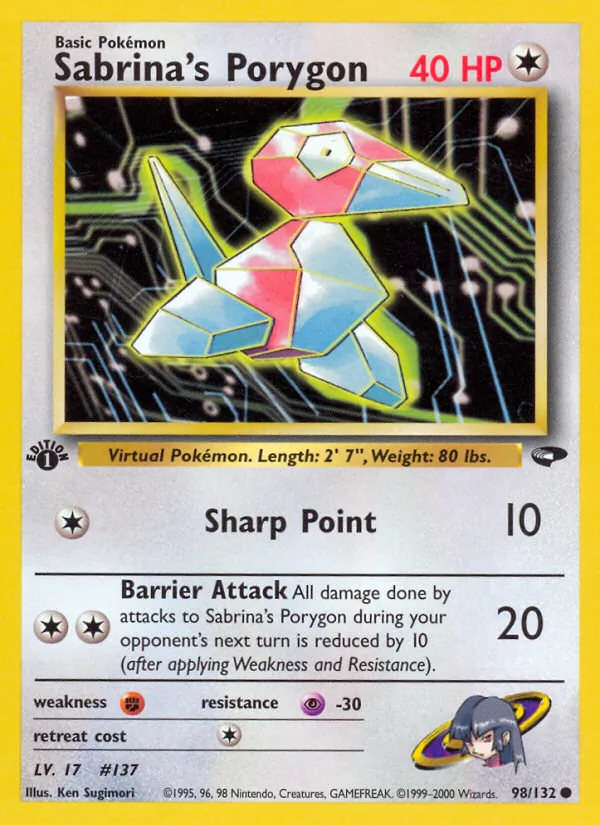 Sabrina's Porygon #98/132