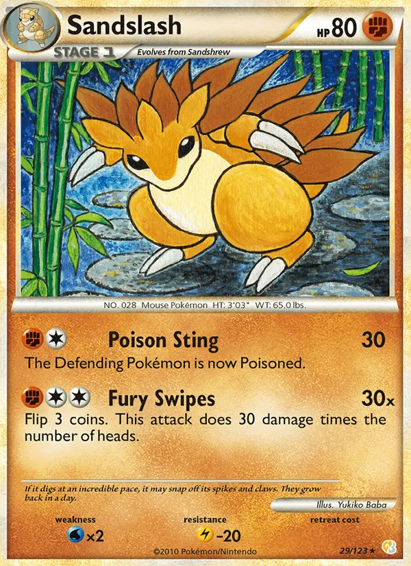 Sandslash #29/123