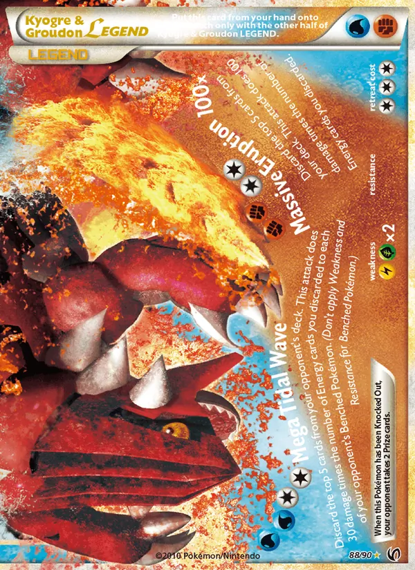 Kyogre & Groudon LEGEND #88/90