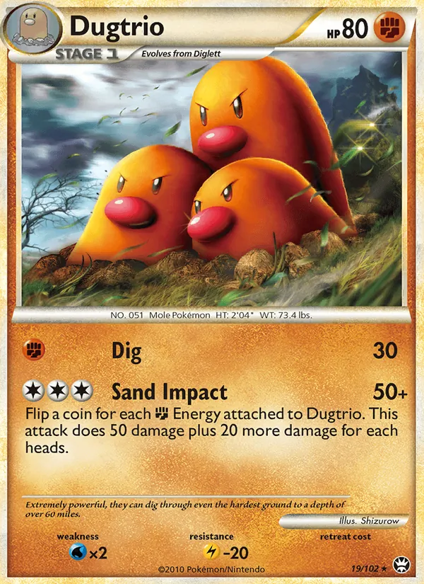 Dugtrio #19/102