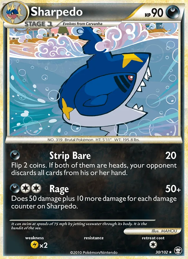 Sharpedo #30/102