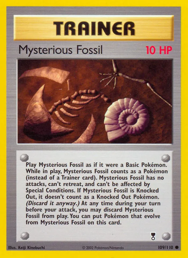 Mysterious Fossil #109/110