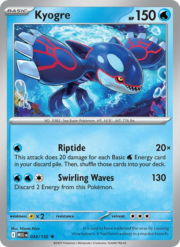 Kyogre #034/132
