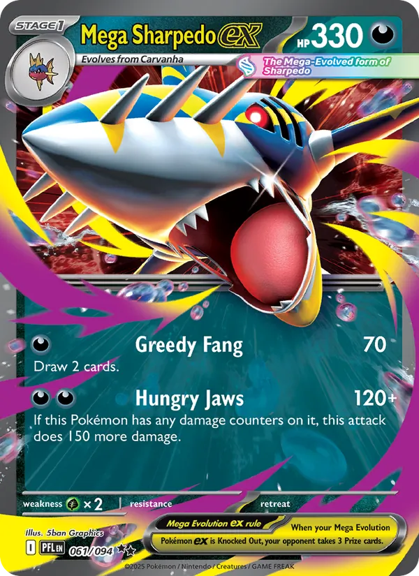 Mega Sharpedo ex #061/94