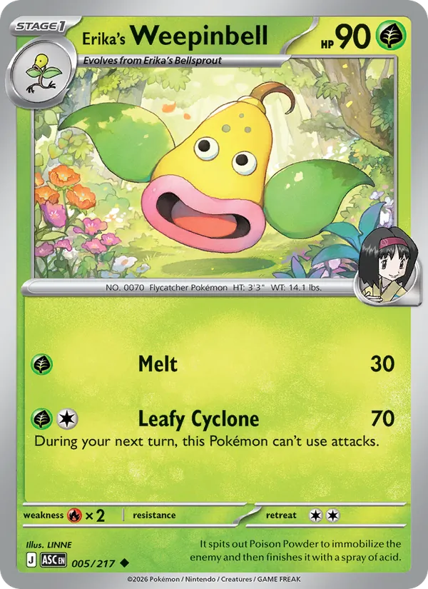 Erika's Weepinbell #005/217