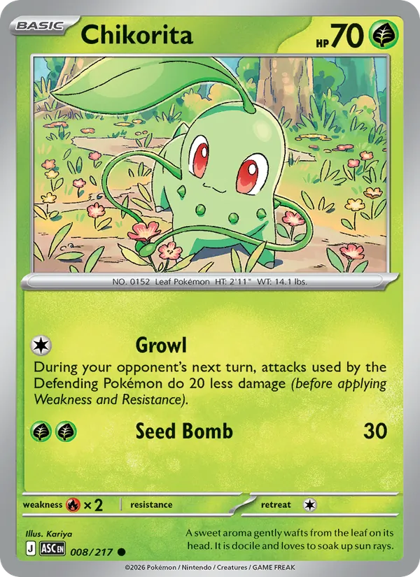 Chikorita #008/217