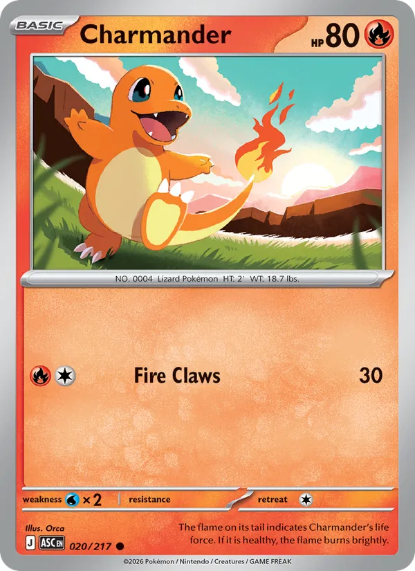 Charmander #020/217