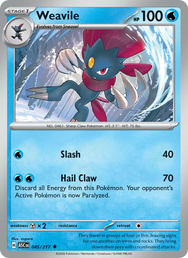 Weavile #045/217