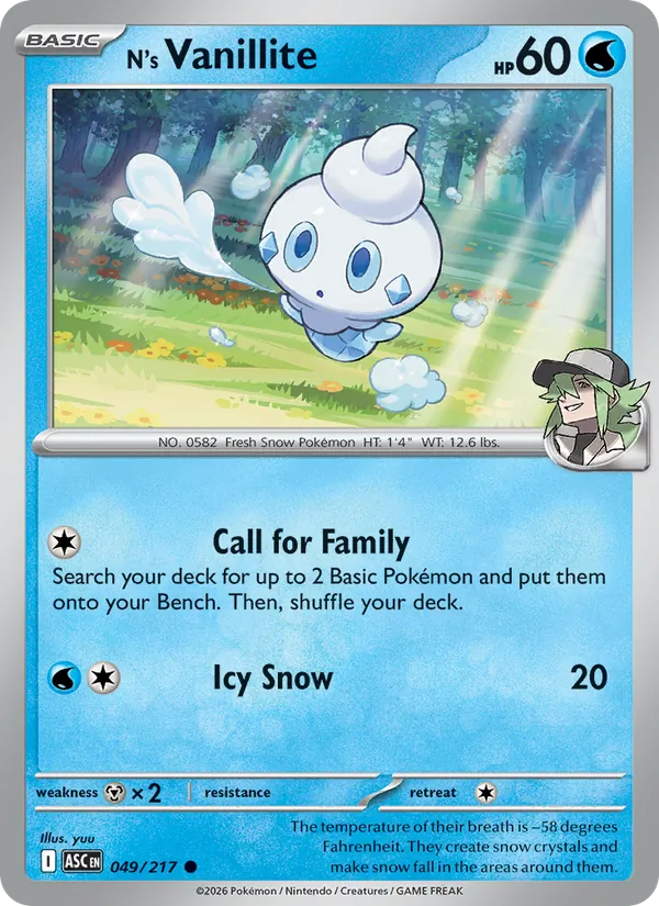 N's Vanillite #049/217