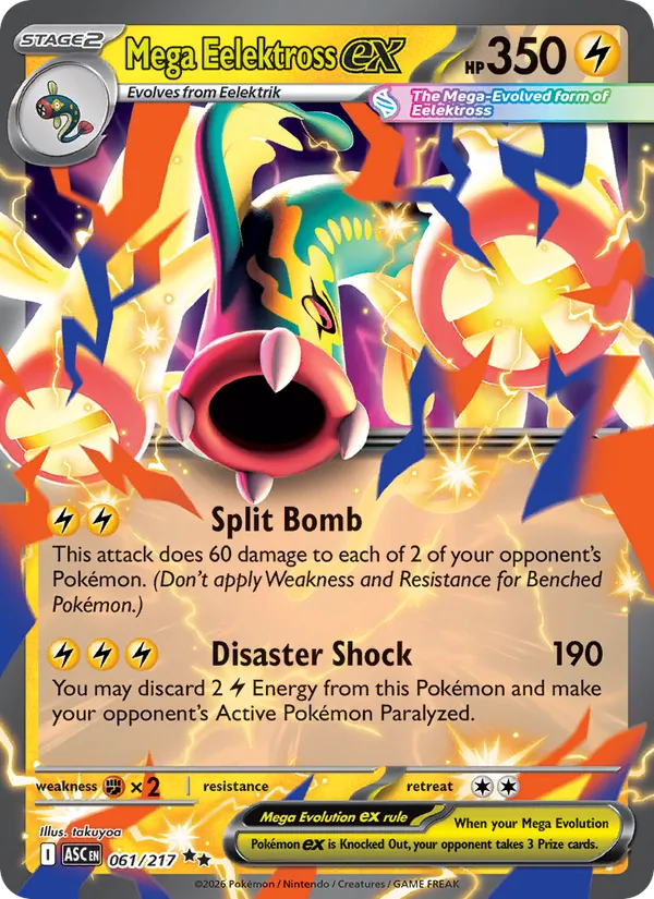 Mega Eelektross ex #061/217