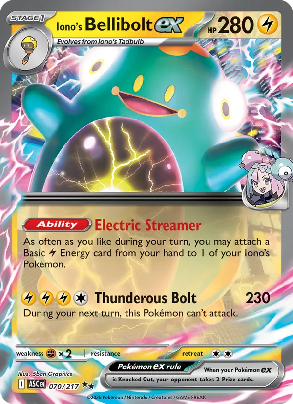 Iono's Bellibolt ex #070/217