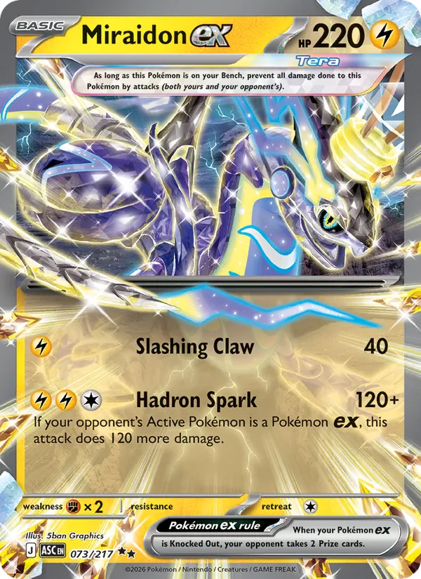 Miraidon ex #073/217