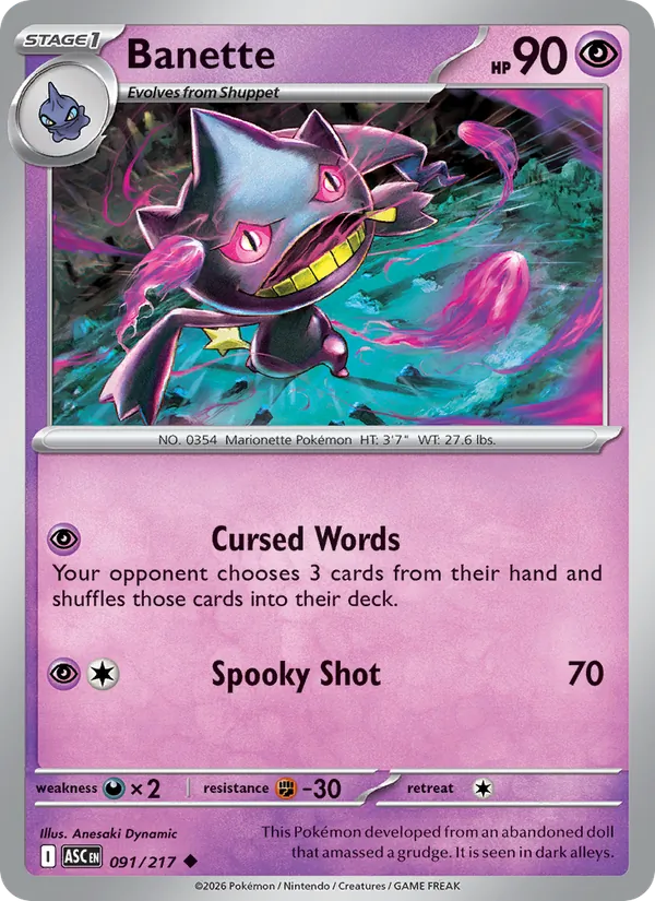 Banette #091/217