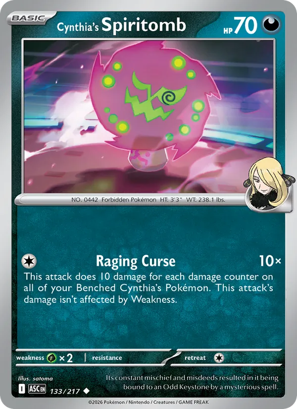 Cynthia's Spiritomb #133/217