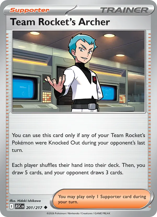 Team Rocket's Archer #201/217