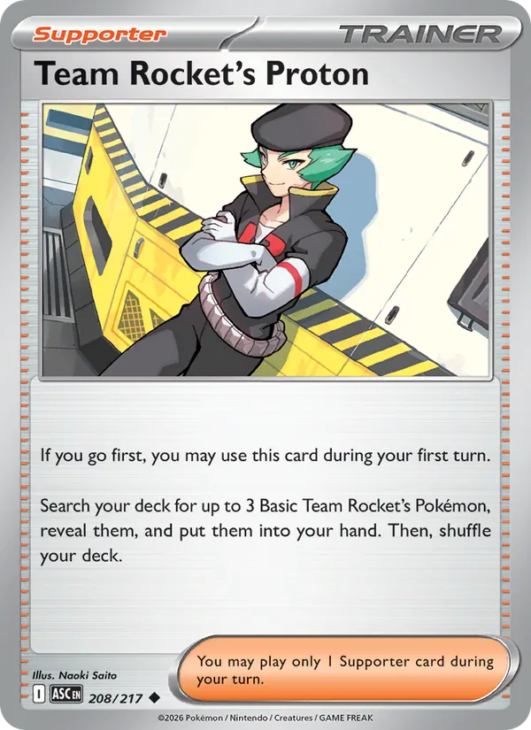 Team Rocket's Proton #208/217