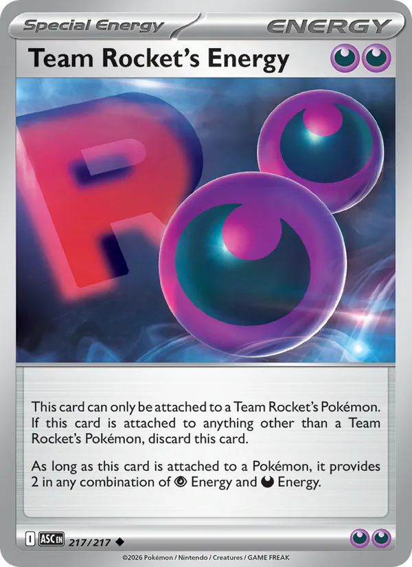 Team Rocket's Energy #217/217