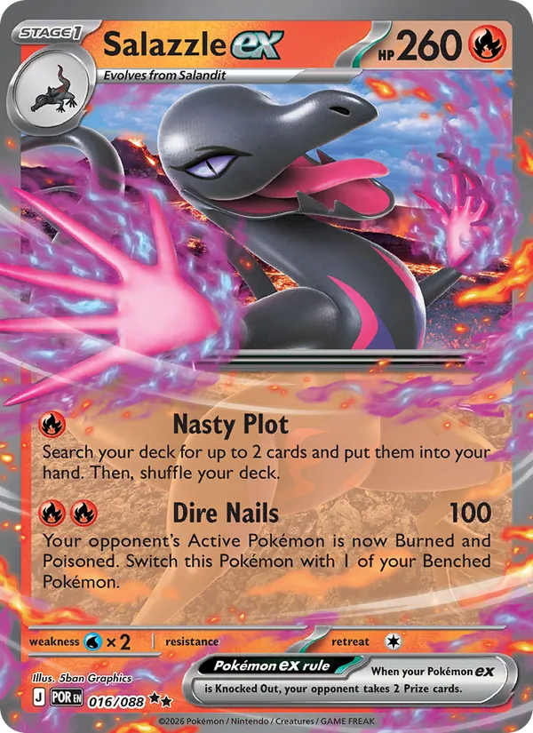 Salazzle ex #016/88
