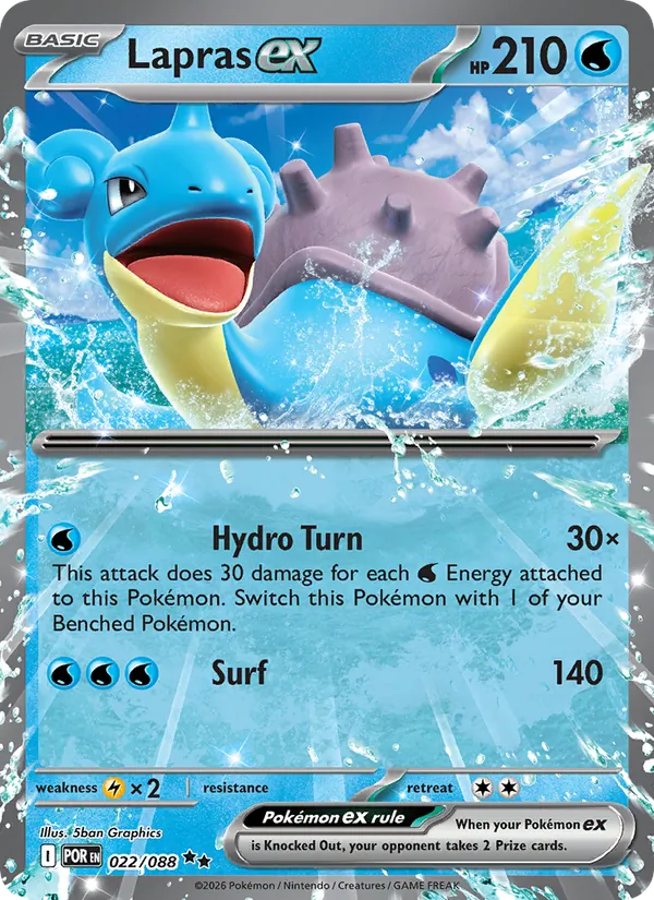 Lapras ex #022/88