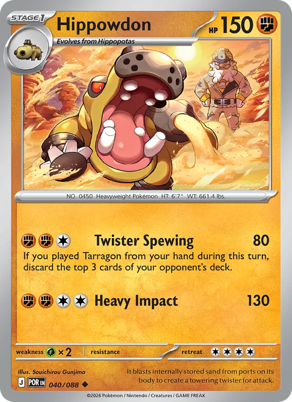 Hippowdon #040/88