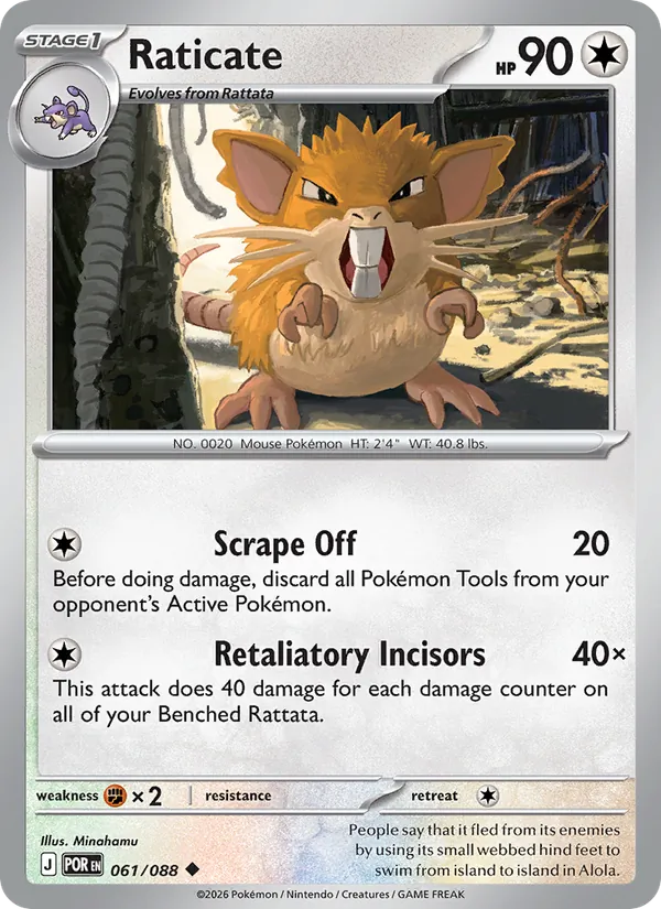 Raticate #061/88