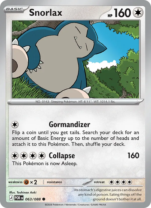 Snorlax #063/88