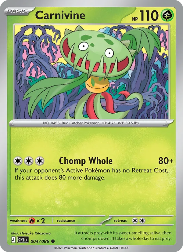 Carnivine #004/86