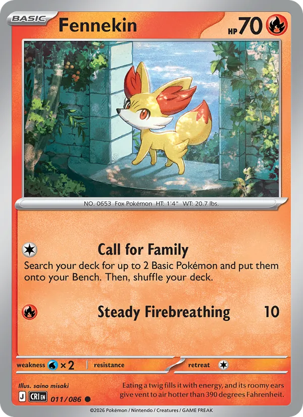 Fennekin #011/86