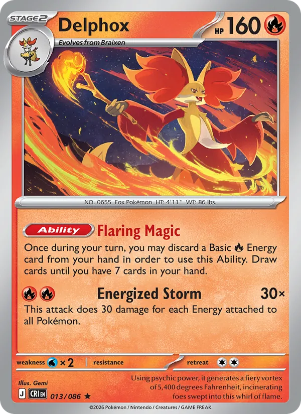 Delphox #013/86