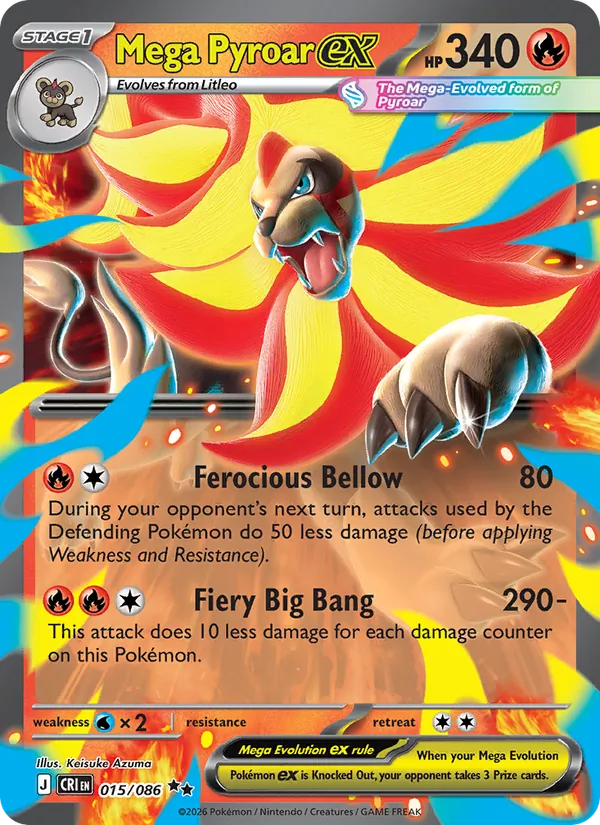 Mega Pyroar ex #015/86