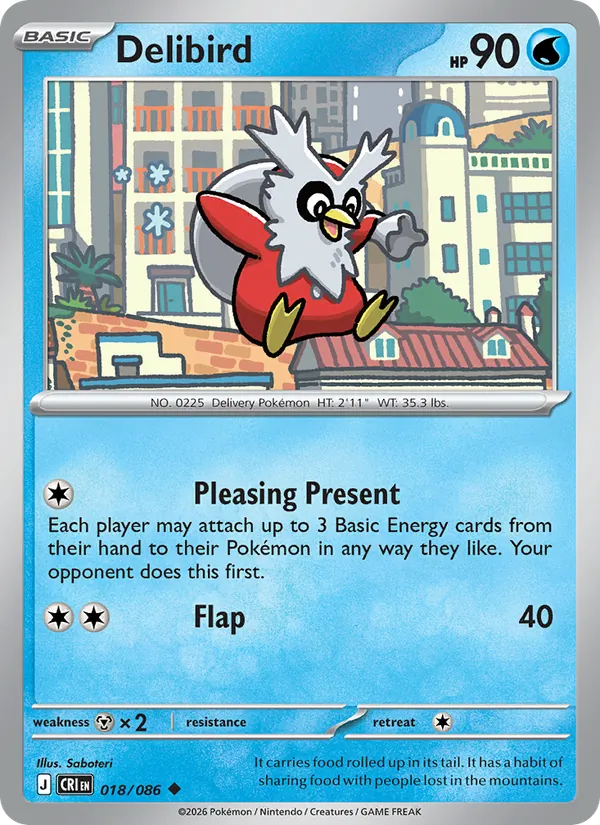 Delibird #018/86